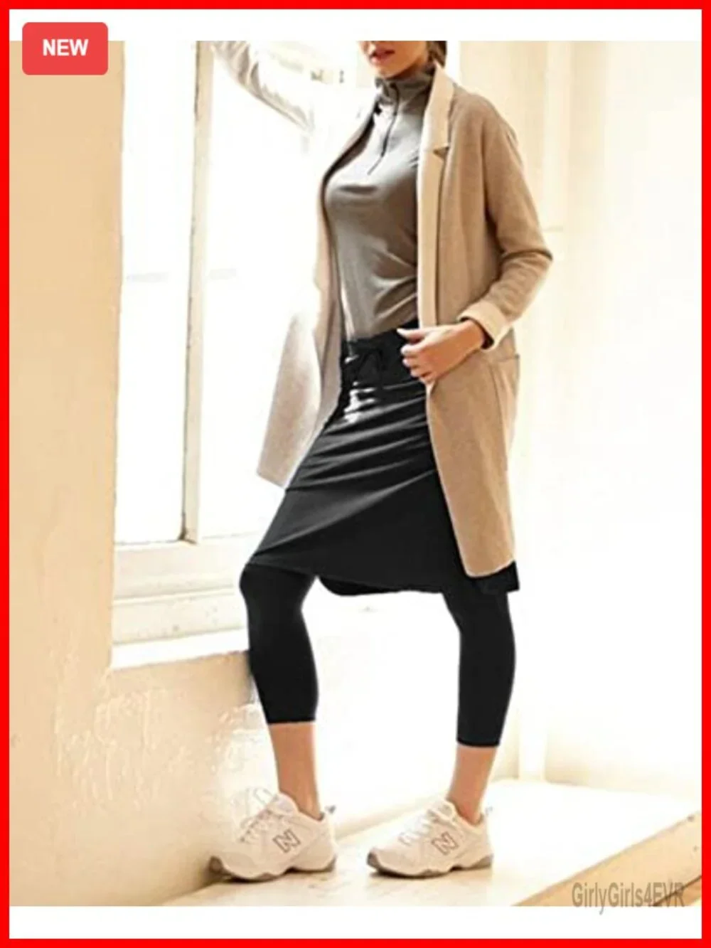Women's Skort with Capri Leggings, 20